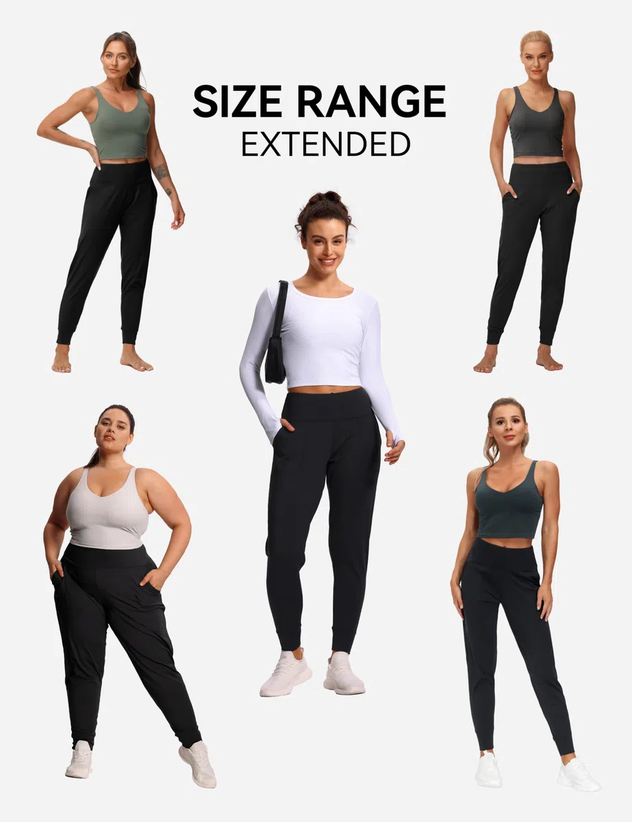 THE GYM PEOPLE Pantaloni Tuta Joggers Donna, Pantaloni Yoga e Ginnastica a Vita Alta, Leggins Sportivi per Fitness, Corsa e Tempo Libero