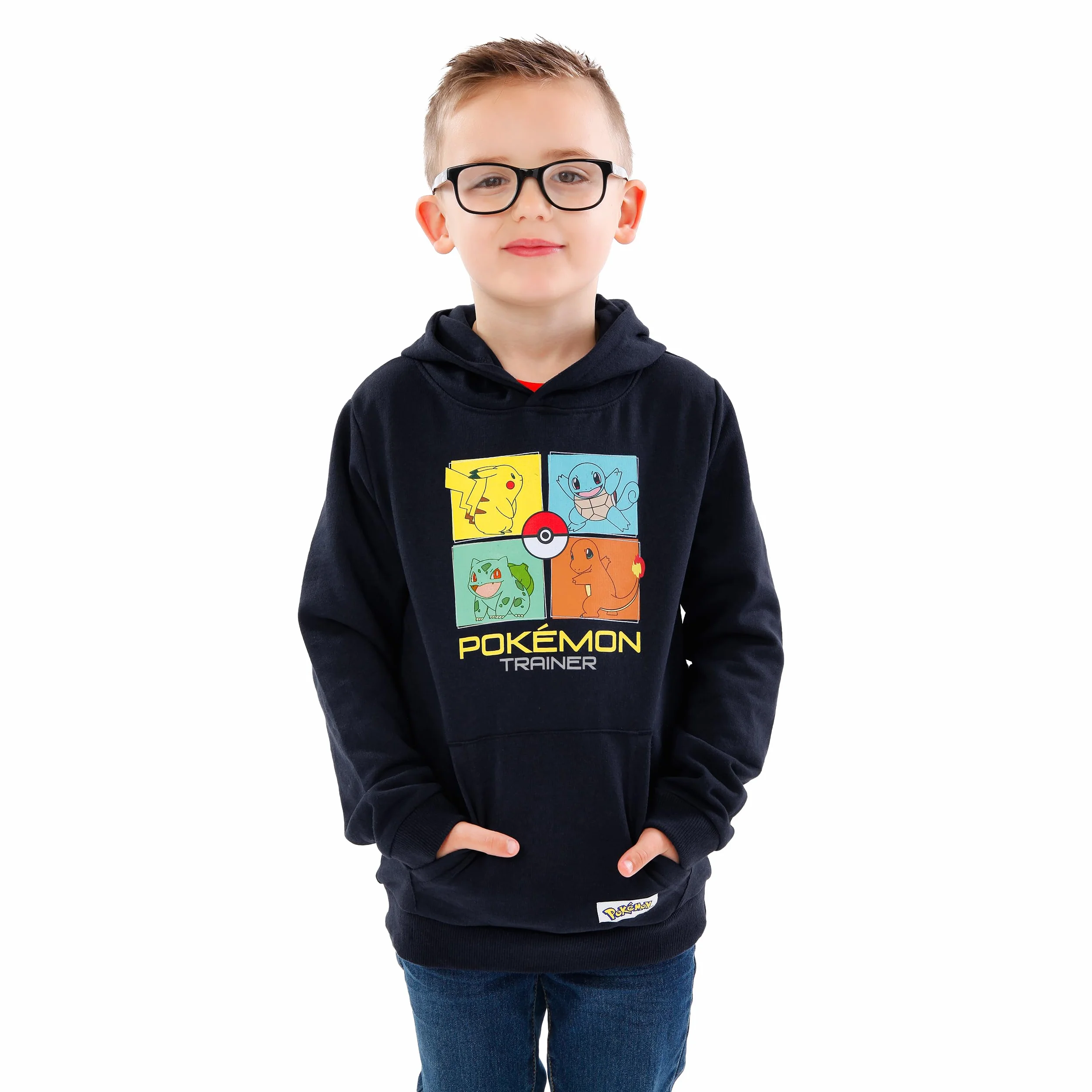 Pokémon Maglione Pokemon | Pikachu Felpa con Cappuccio per Ragazzi | Bisasam Glumanda Schiggy | Felpa con Cappuccio da Gioco per Ragazzi Vestiti per Bambini
