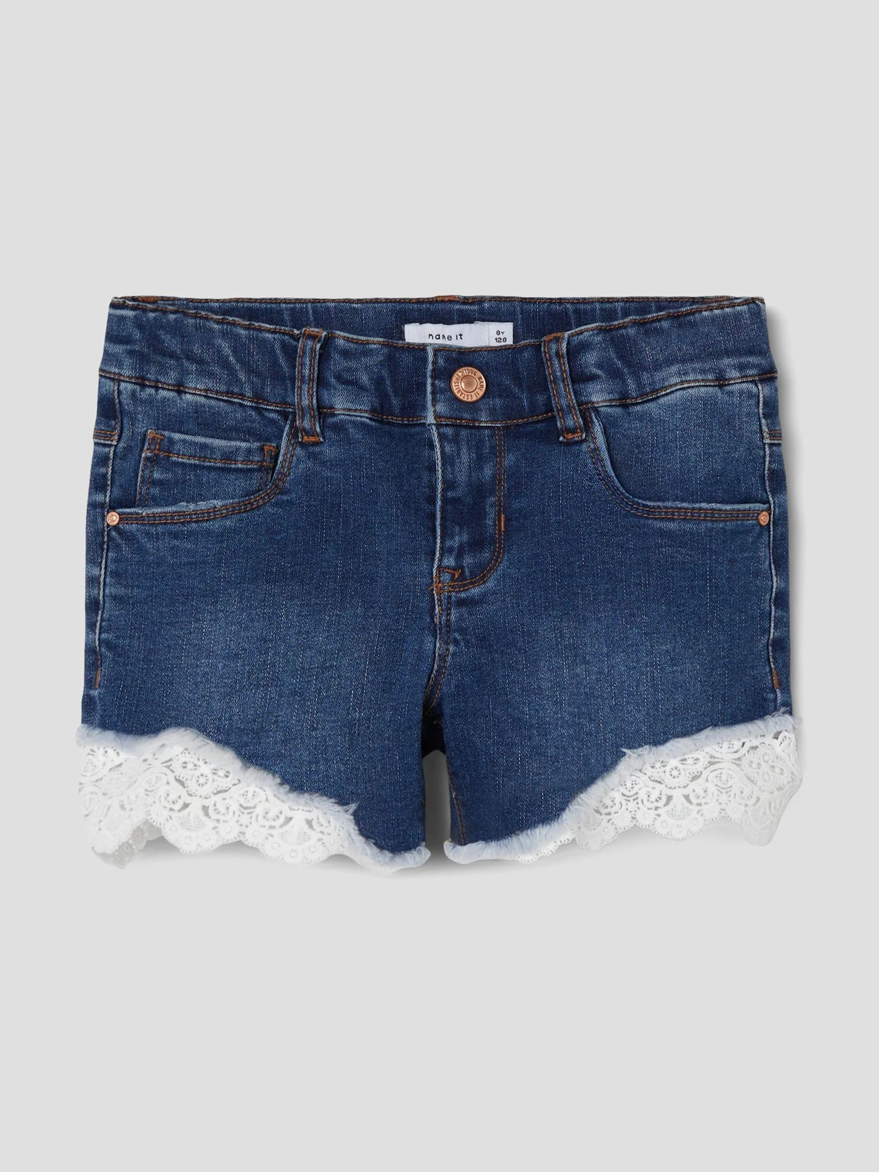 Name IT - Nkfsalli Dnmtaha 2629 Shorts Noos, Pantalocini Denim Bambine e Ragazze