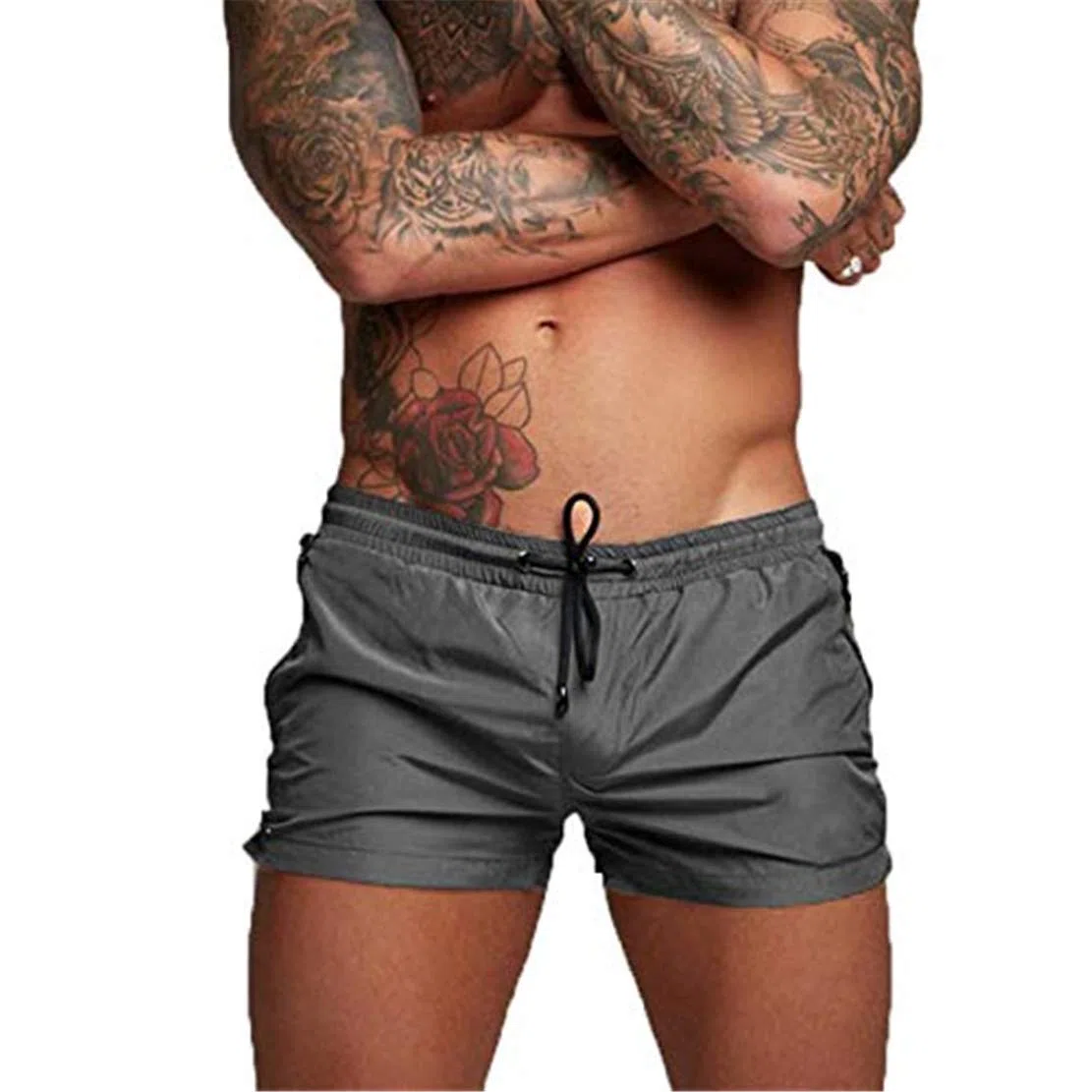 EDOTON Pantaloncini Sportivi, Uomo Slip da Bagno per Surf Hotspring sulla Spiaggia