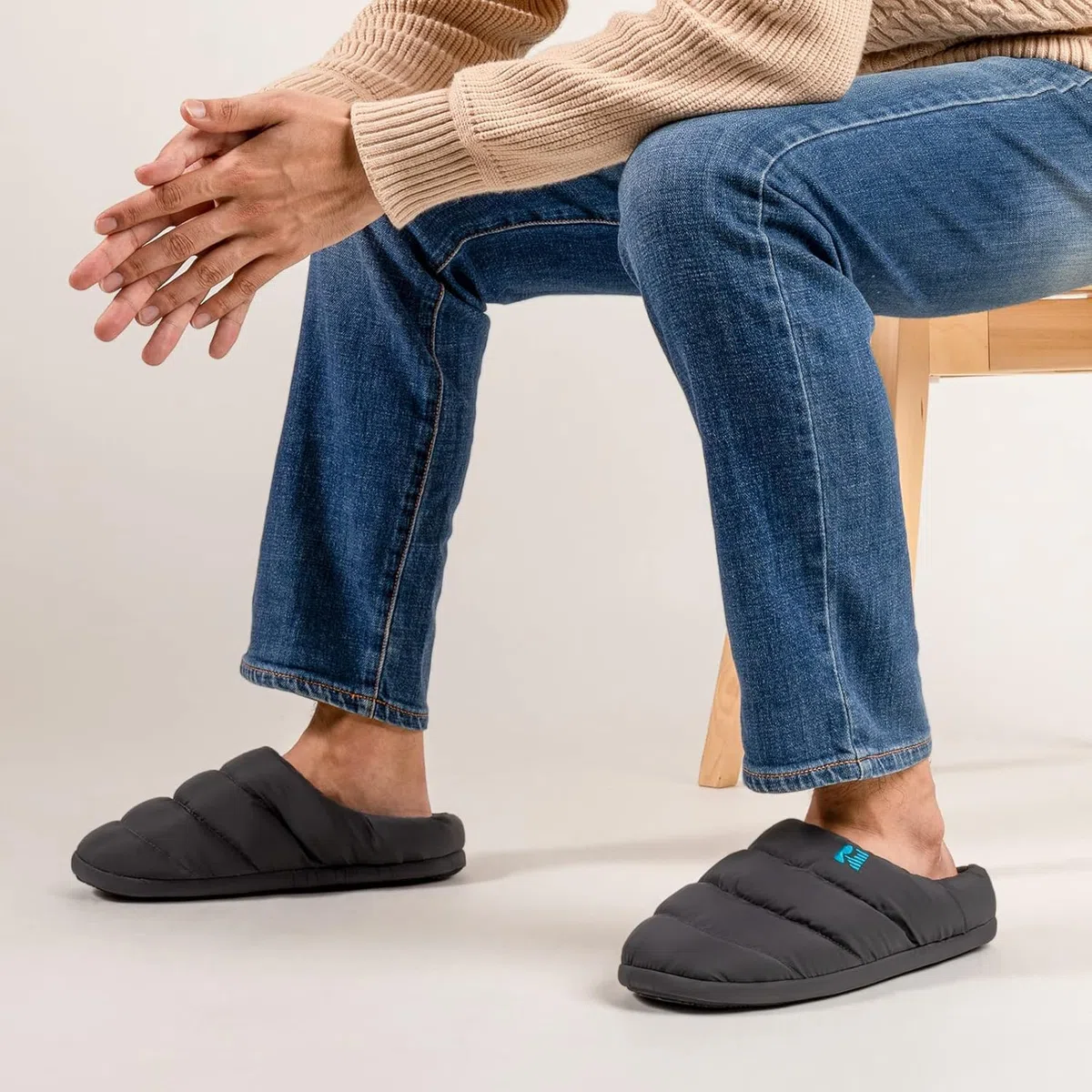 RockDove Pantofole da Campeggio in Memory Foam per Uomo