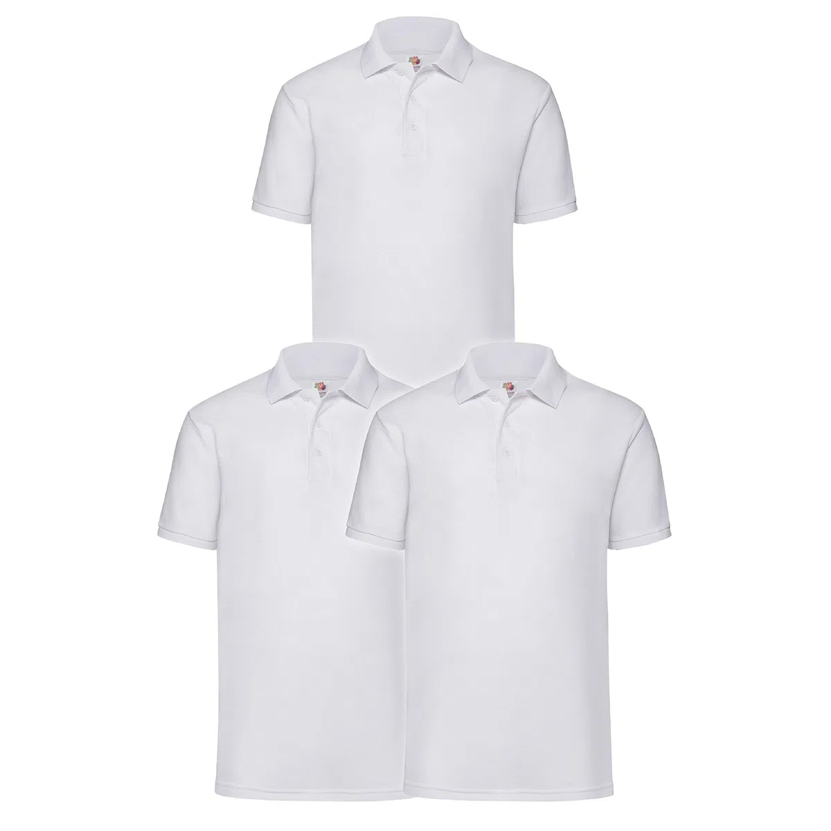 Fruit of The Loom 63-402-0 Polo Uomo (Pacco da 3)