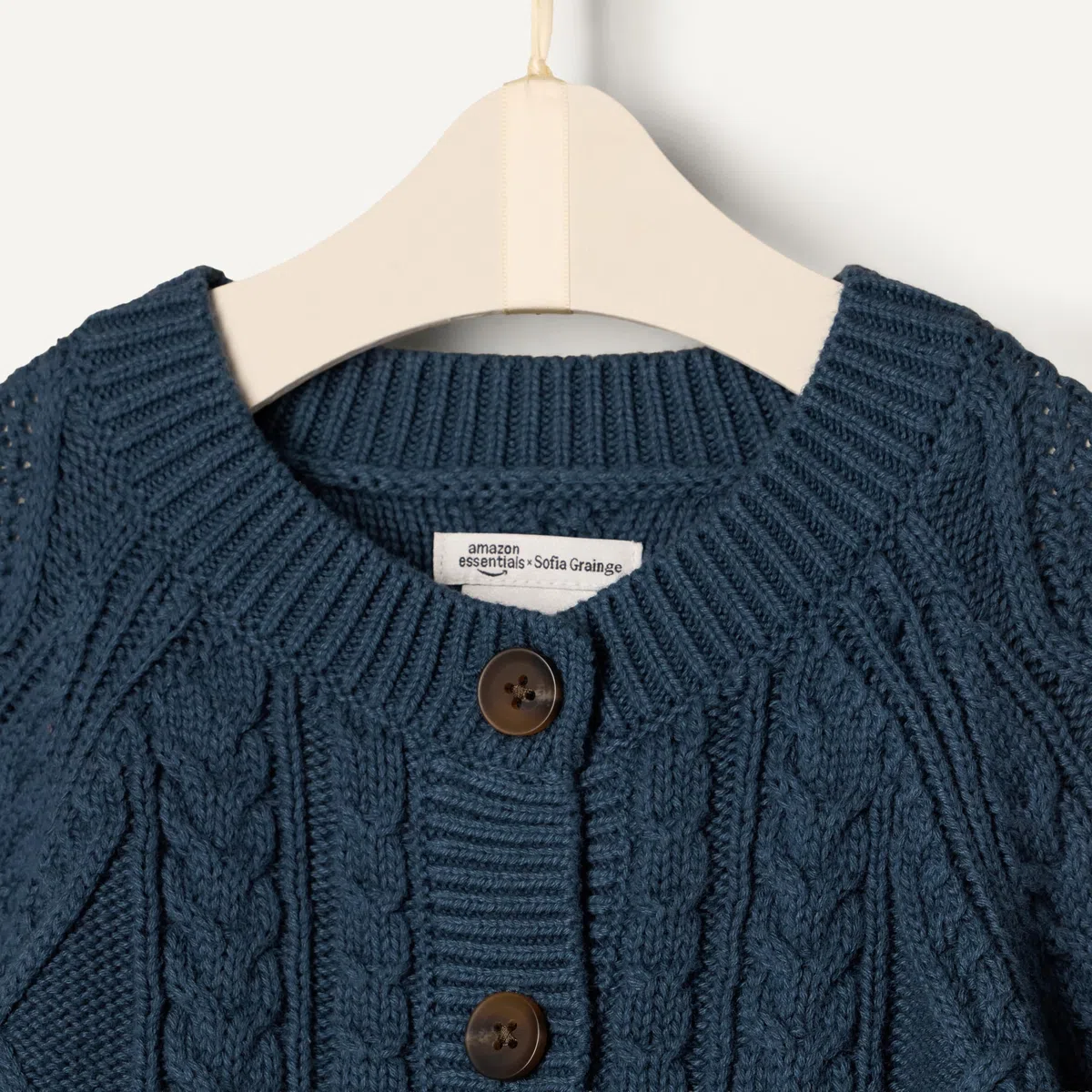 Amazon Essentials x Sofia Grainge Cardigan da pescatore Unisex Bimbi