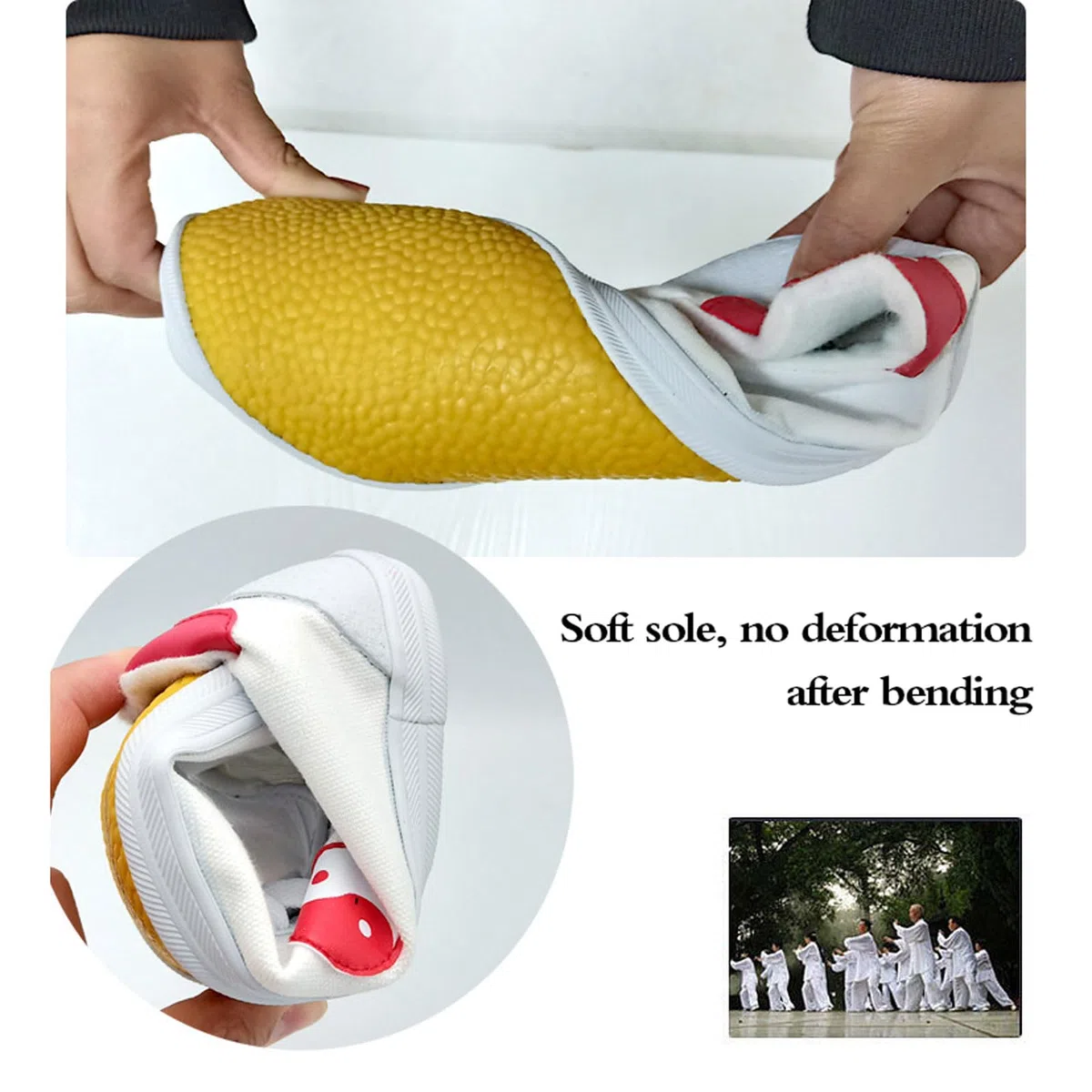 Tai Chi Scarpe,Kung Fu Scarpe,Scarpe Arti Marziali,Scarpe Taekwondo,Scarpe da Karate,Unisex,Uomo e Donna,Traspirante,Tela,Morbido,Leggere,per Meditazione e Qigong,Cinese Wushu Yoga
