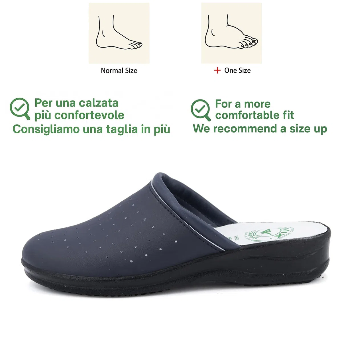 JOMIX Ciabatte Sanitarie Donna Comode Ortopediche Made in Italy