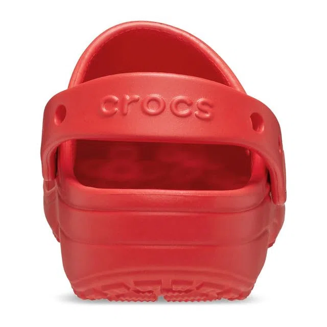 Crocs Classic Floral Cut Out Clog T, Zoccoli Unisex - Bambini e Ragazzi, Cherry Red, 27/28 EU