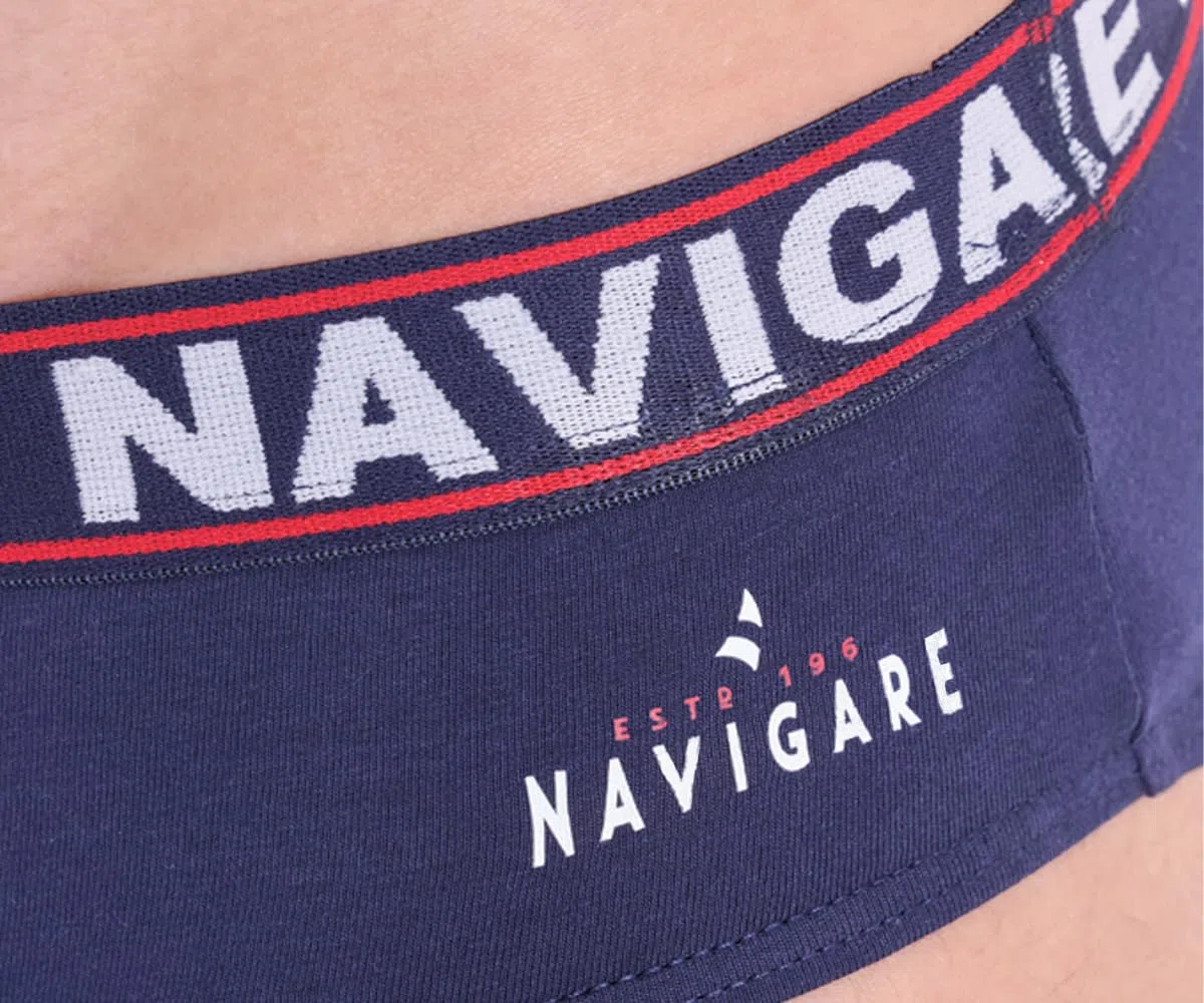 Navigare Slip Uomo Bielastico: Comfort Superiore e vestibilità Perfetta. Mutande Uomo Slip in Cotone, Confezione 5 Pezzi, Art. 874/E - 824-714-702. Edizione Limitata Esclusiva per Azzeta.