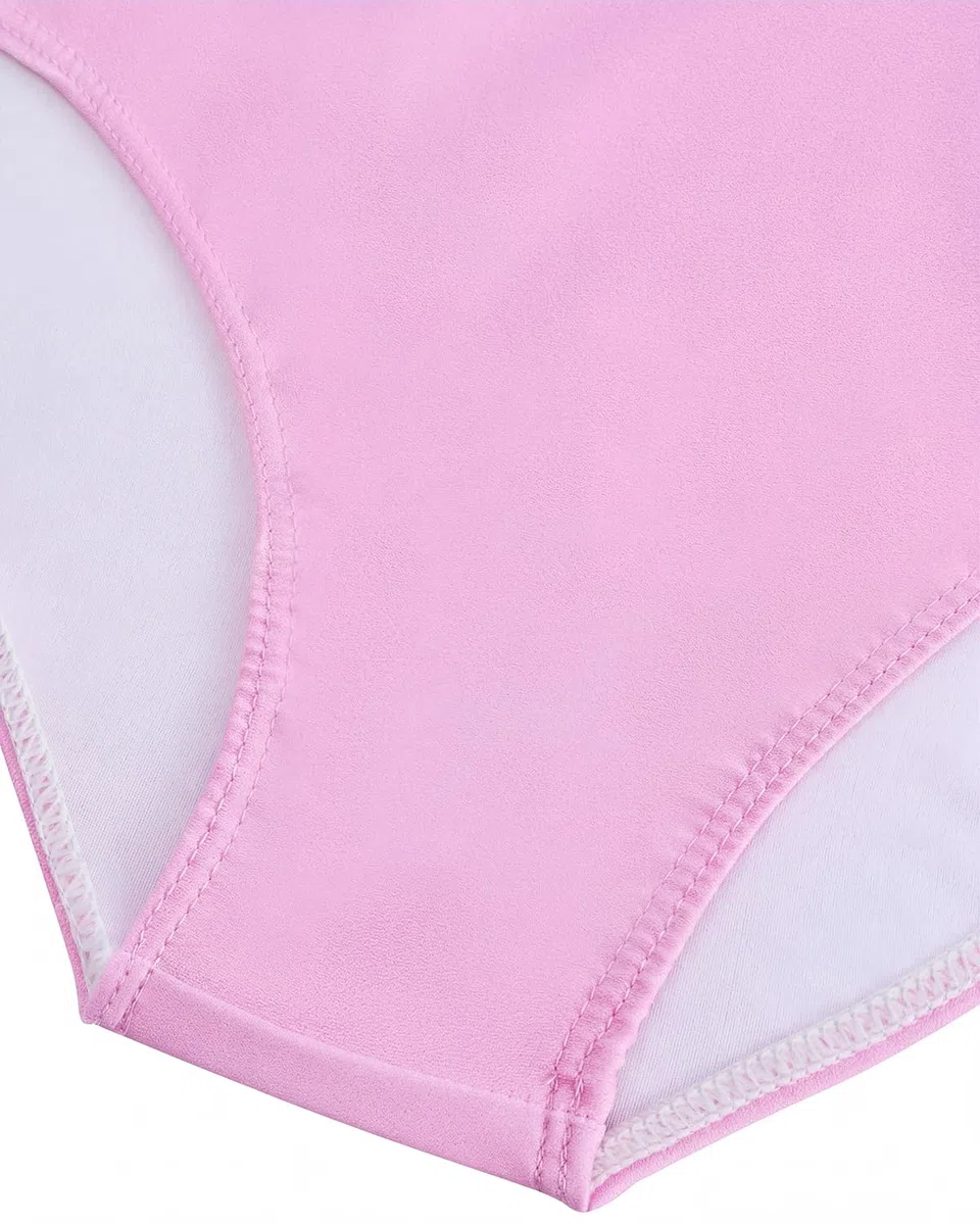 Gogokids Set da ginnastica da bambina con gonna, a maniche corte, con gemme scintillanti e stampa, 3 pezzi, per danza, yoga, performance, include elastico per capelli, età 3-12 anni