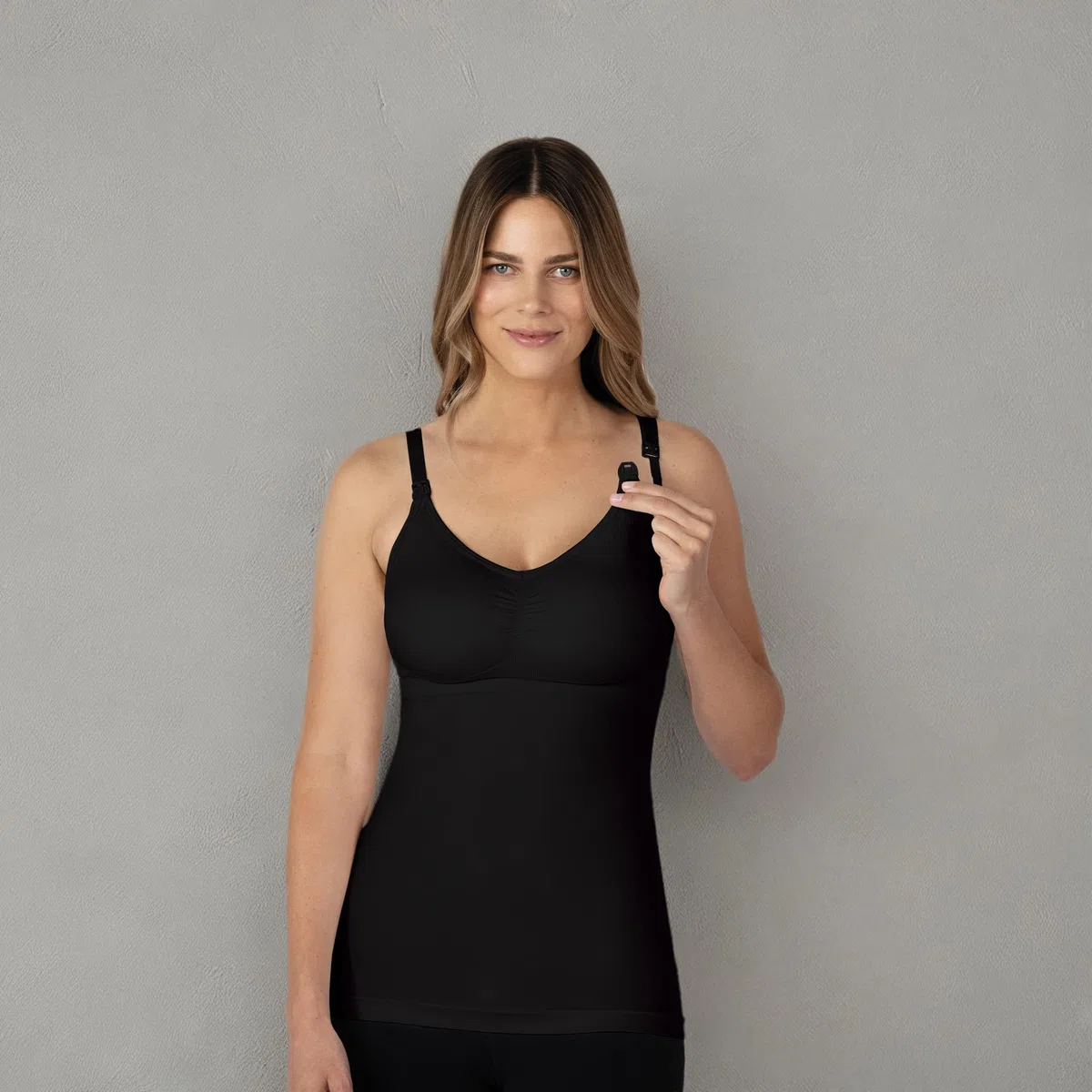 Basics by Bravado, canotta da donna senza cuciture, per allattamento, con spalline regolabili, S-XXL