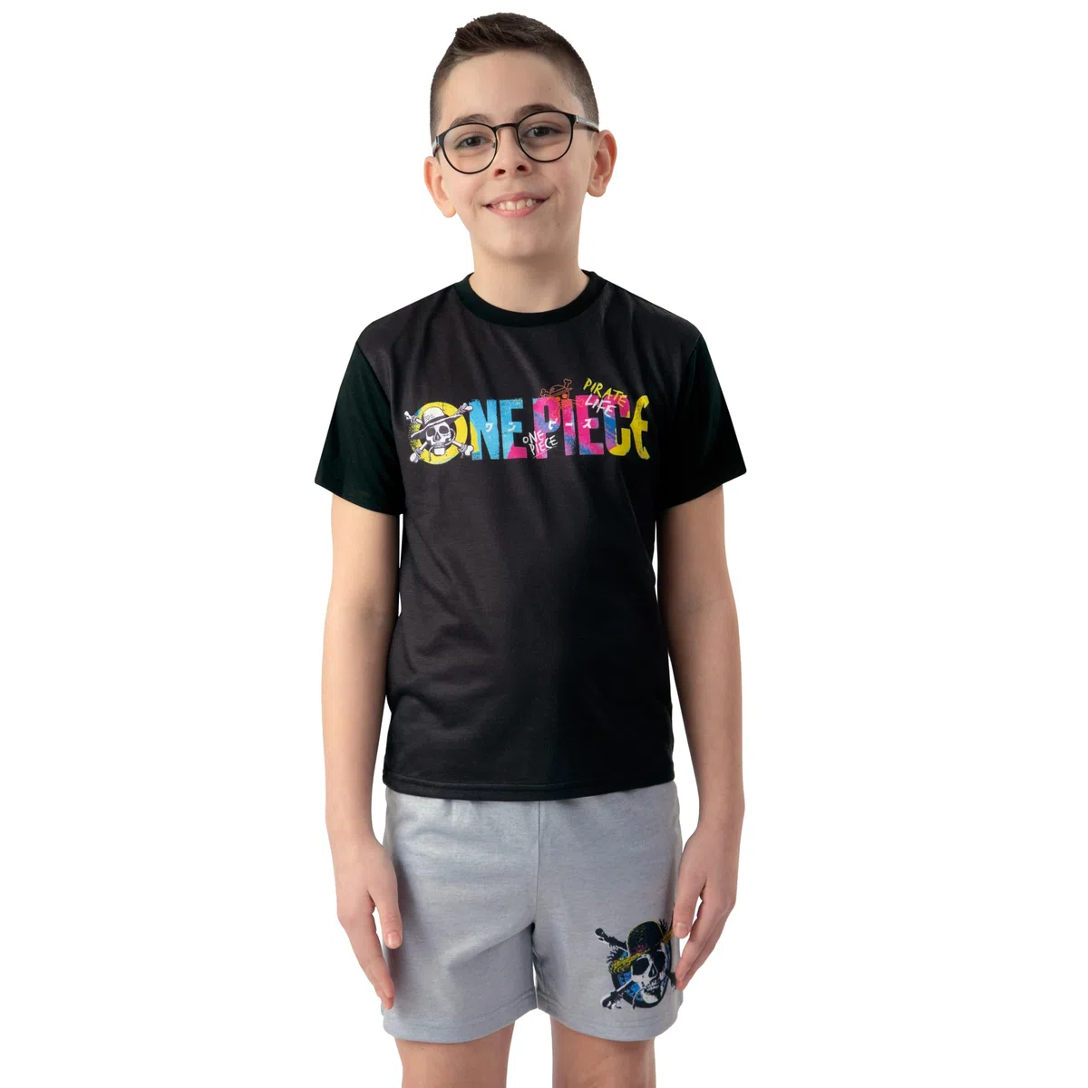 One Piece Pigiama Bambino, Pigiami Ragazzo Manica Corta, Pigiama Corto Ragazzo Estate