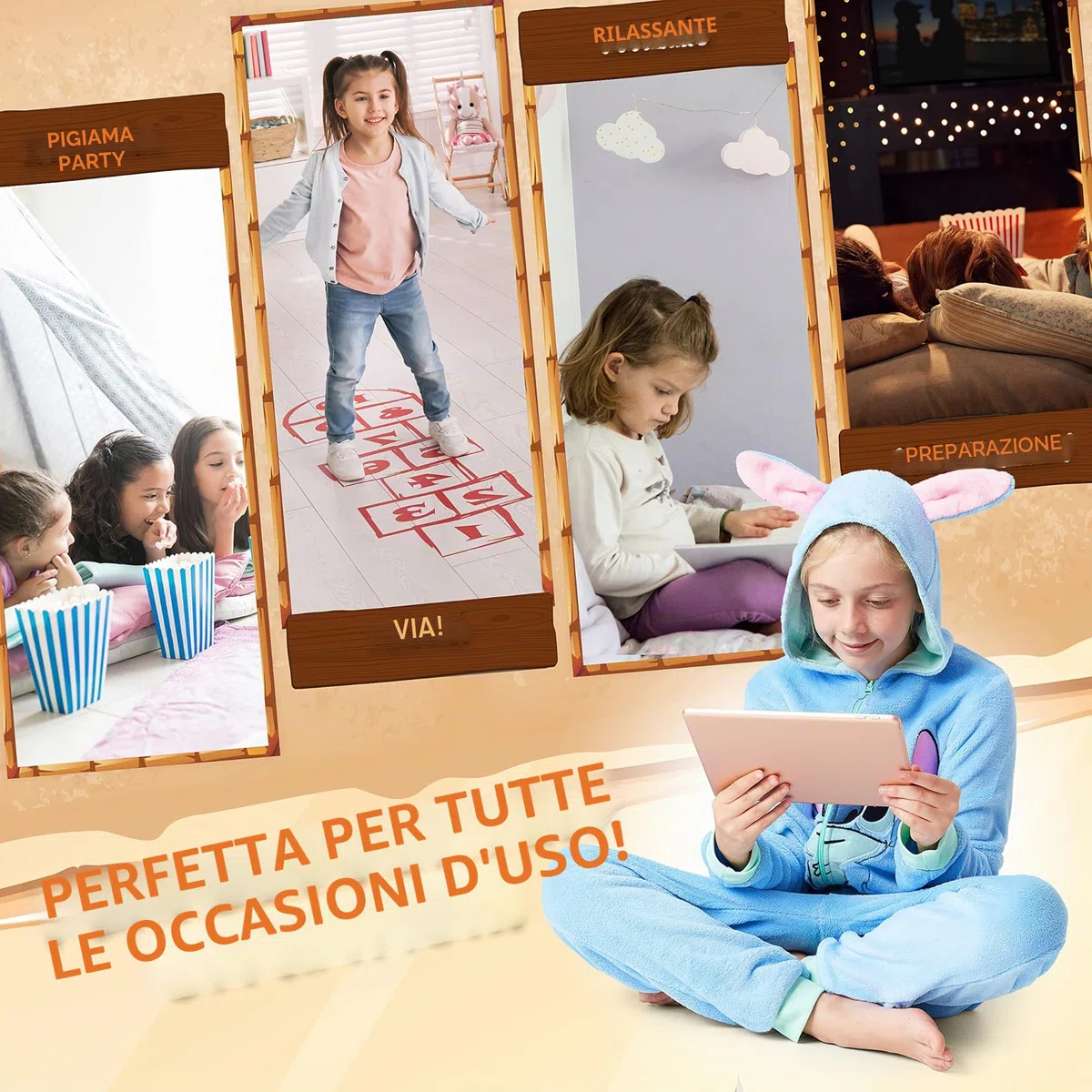 Disney Pigiama Intero Pile Bambina - Pigiama Stitch Angel Minnie Malefica 2-15 Anni - Gadget Stitch Idea Regalo Bambine