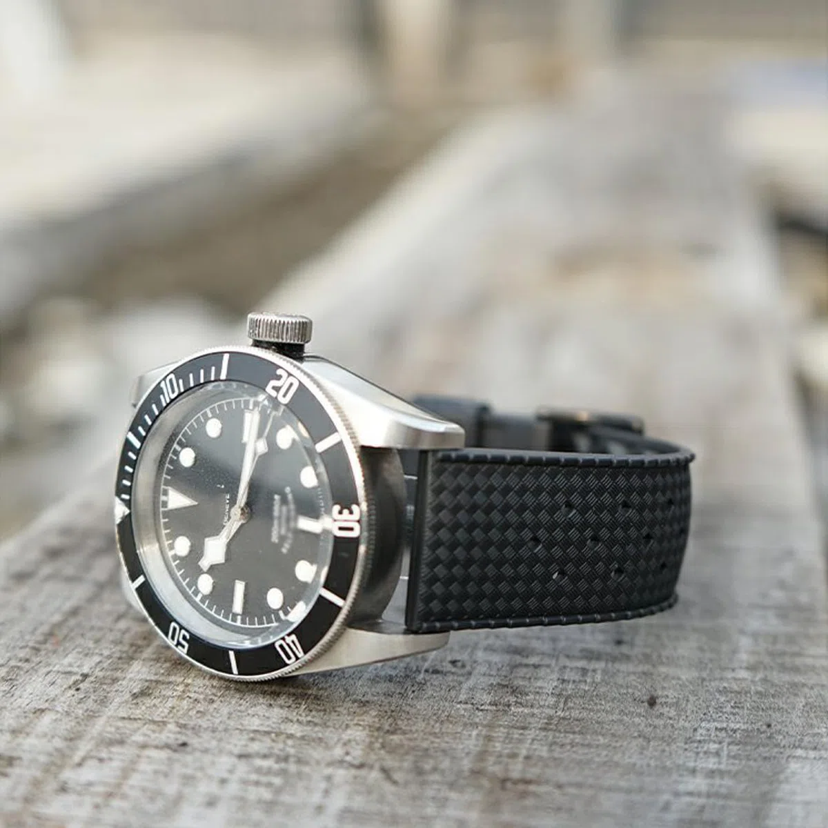 Cinturino Orologio Gomma Fluorurata 18mm 19mm 20mm 21mm 22mm Tropicale Stile Sgancio Rapido Cinturini in FKM Gomma Traspirante Cinturini Orologio per Uomo Donne Cinturini di Ricambio Diving