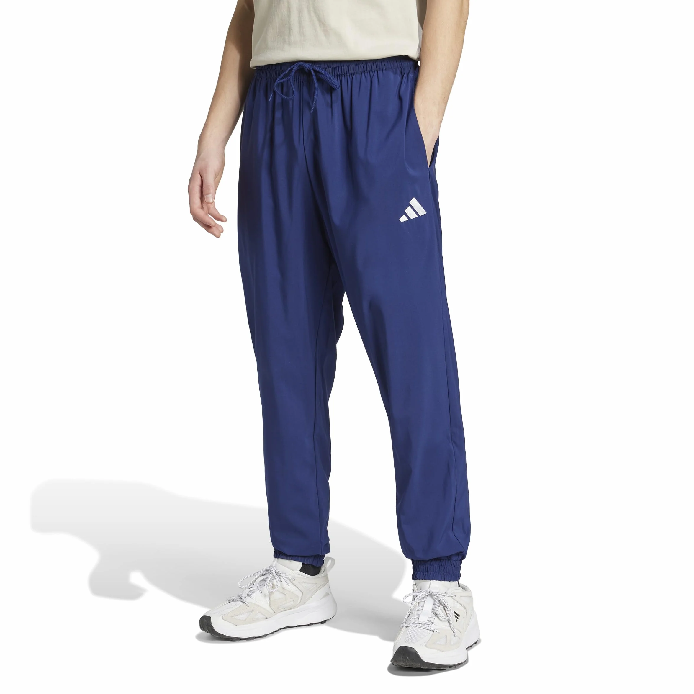 Adidas - Essentials Small Logo Stanford Pant Elasticated, Pantaloni da Golf Uomo