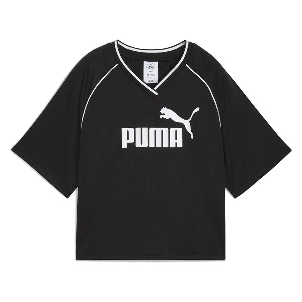 PUMA Ess Relaxed Cropped Football Jersey Maglie Donna (Pacco da 1)
