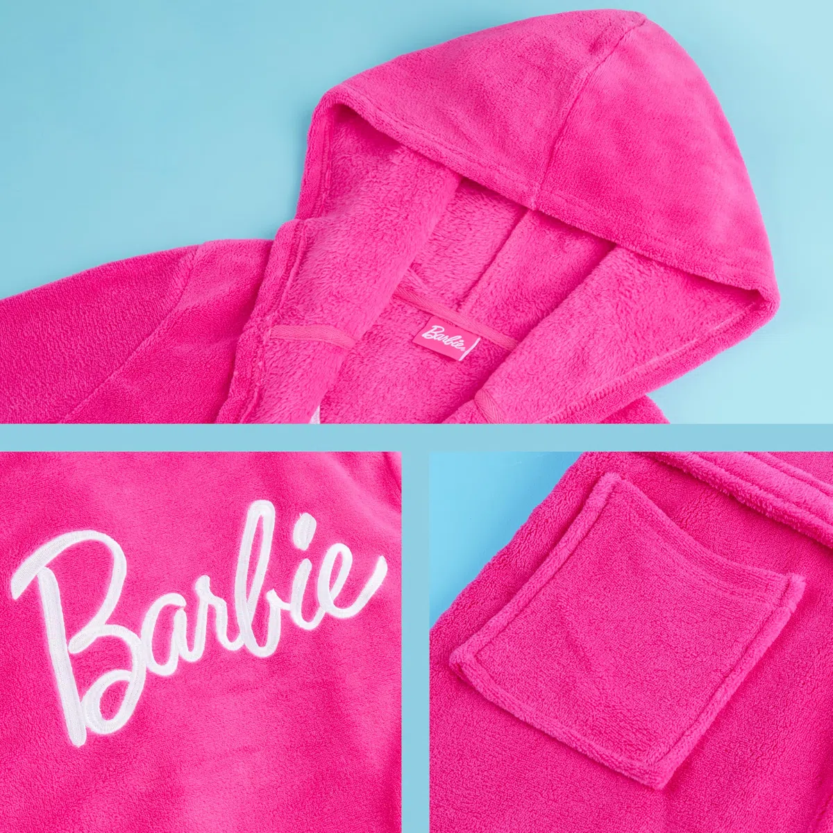 Get Trend Vestaglia Bambina e Adolescenti, Pile Accappatoio con Cappuccio, Carino Abbigliamento da Casa Regali per Lei