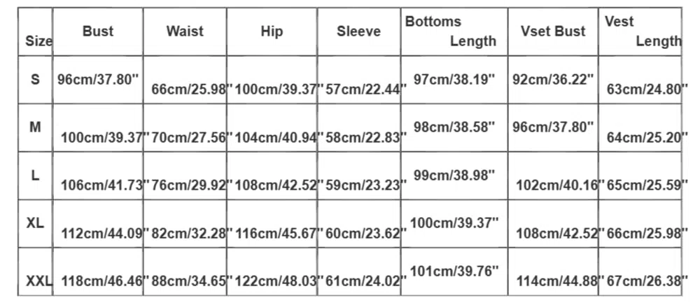 Generico Completo Donna Elegante Tailleur 3 Pezzi Curvy Abiti da Cerimonia con Pantaloni Completi Eleganti Vestiti per Business e Matrimoni