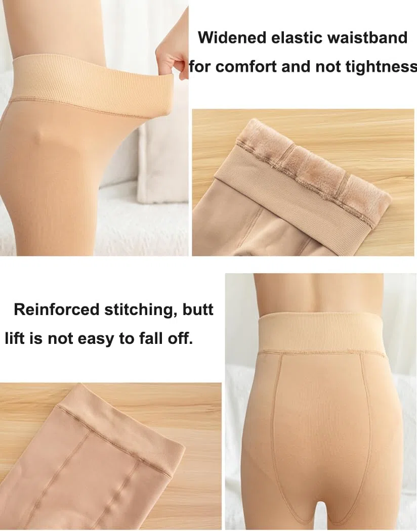 Collant Bambine e Ragazze Termici Calzamaglia Inverno Caldo Leggings Spessi Foderati Pantalone Morbido Elastico Pantyhose