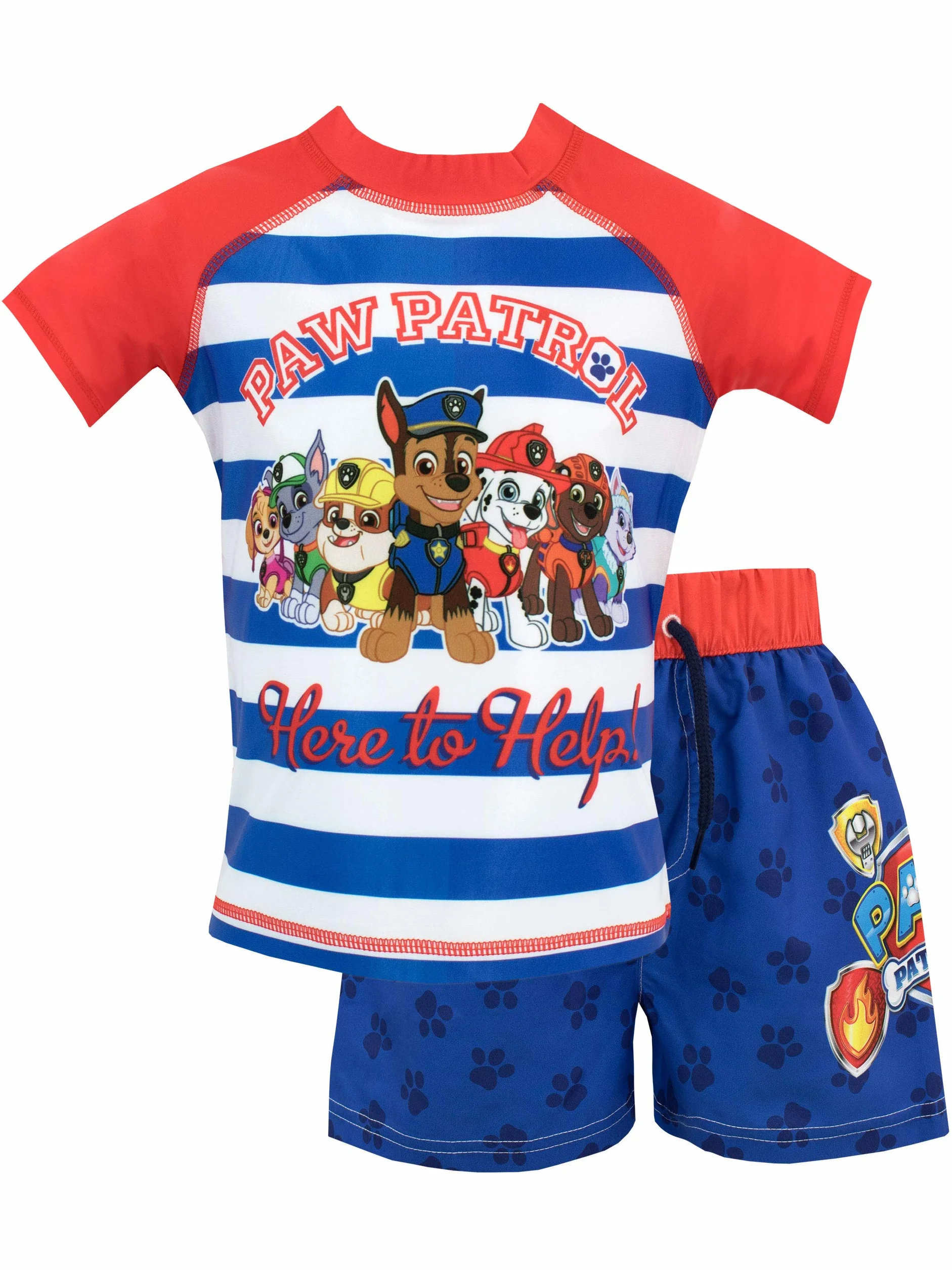 Paw Patrol - Costume da Bagno per Ragazzi a Due Pezzi