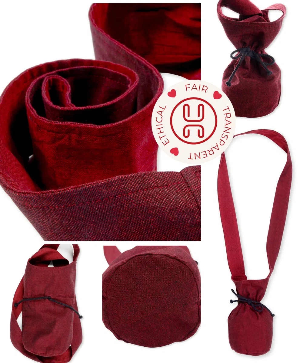 HEMAD, mantellina, per borsa piccola, abbigliamento in stile medievale, in cotone misto lino