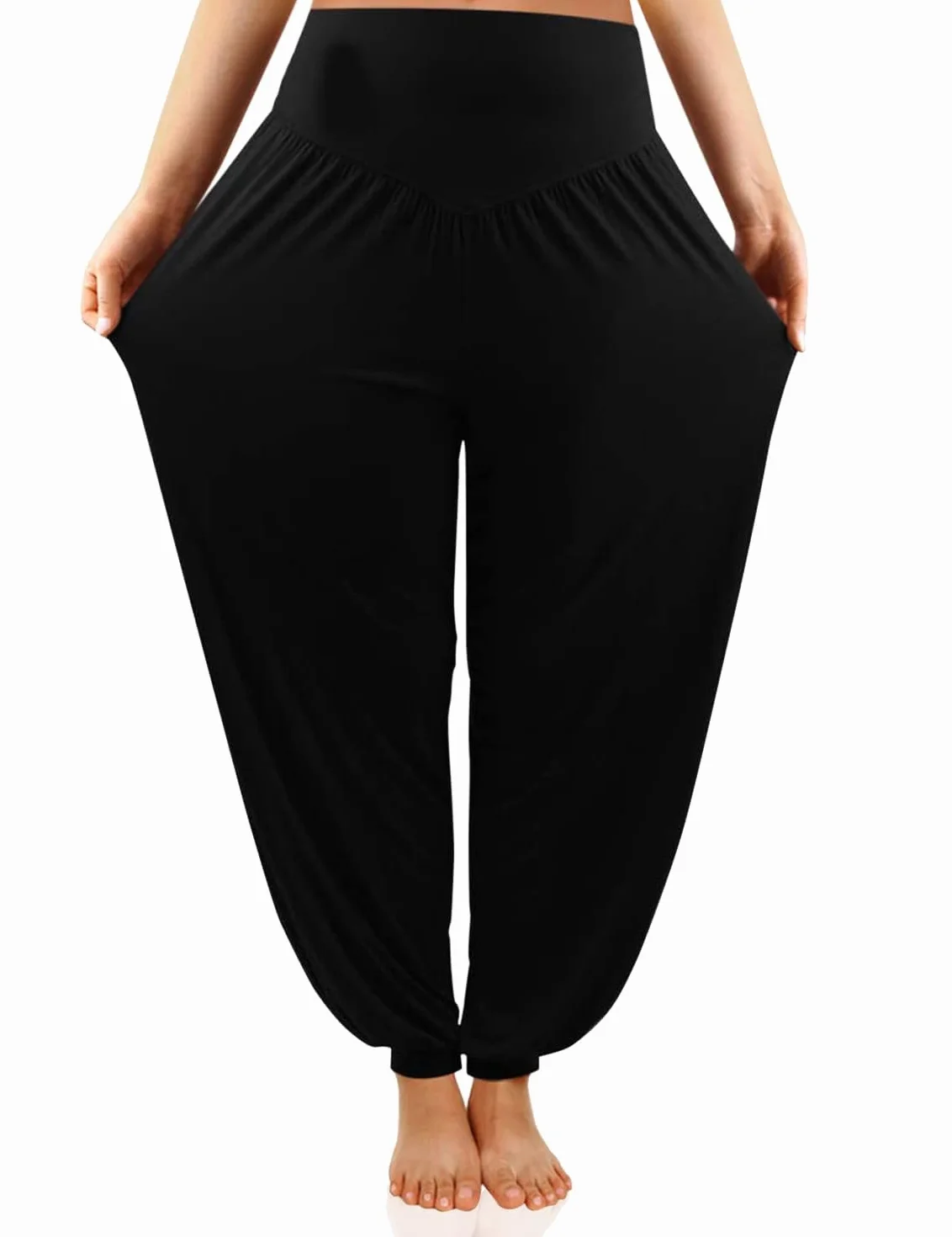 Cegerne Harem Pantaloni da Donna Yoga Pilates Pantaloni Super Soft Stretch Leggeri Bloomers