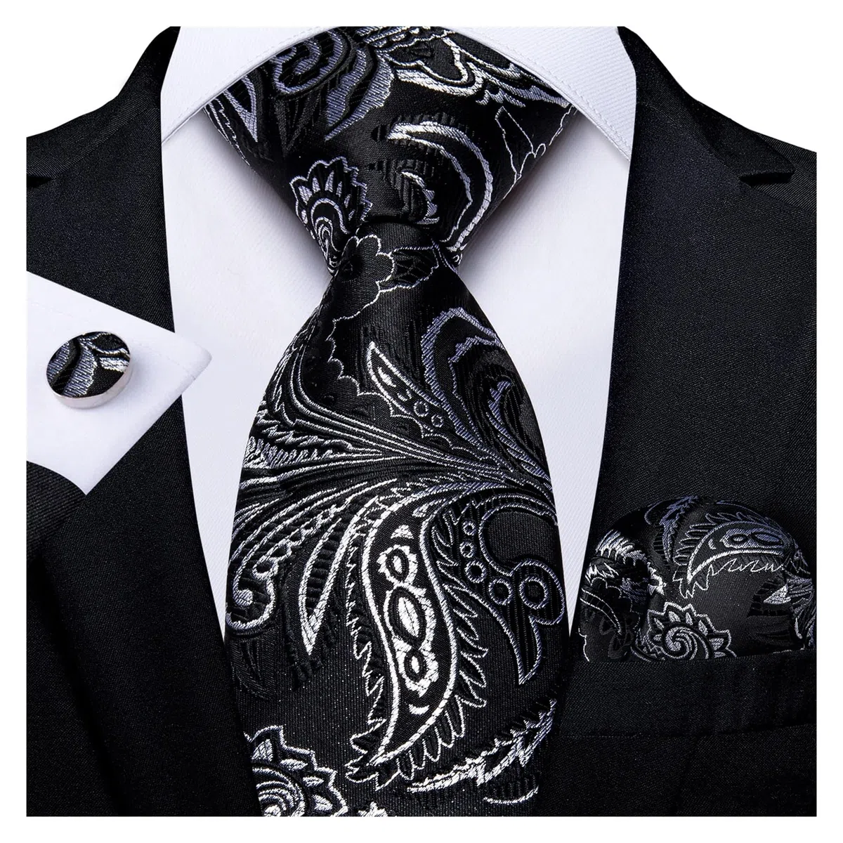 ZZZYW Legami da Uomo Accessori for Matrimoni Cravatta Set di fazzoletti Regalo for Uomini (Color : M-7476, Dimensione : One Size)