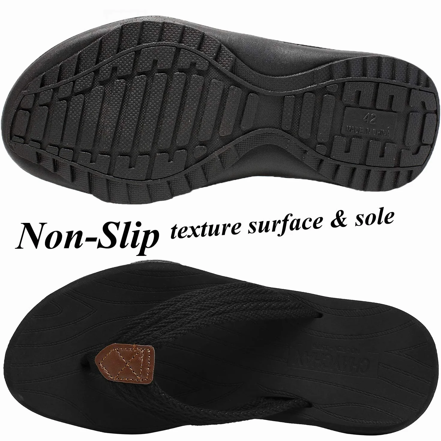 ChayChax Infradito Uomo Scarpe da Spiaggia e Piscina Sportive Beach Sandali Morbide Ciabatte Antiscivolo Pantofole con Gomma Suola