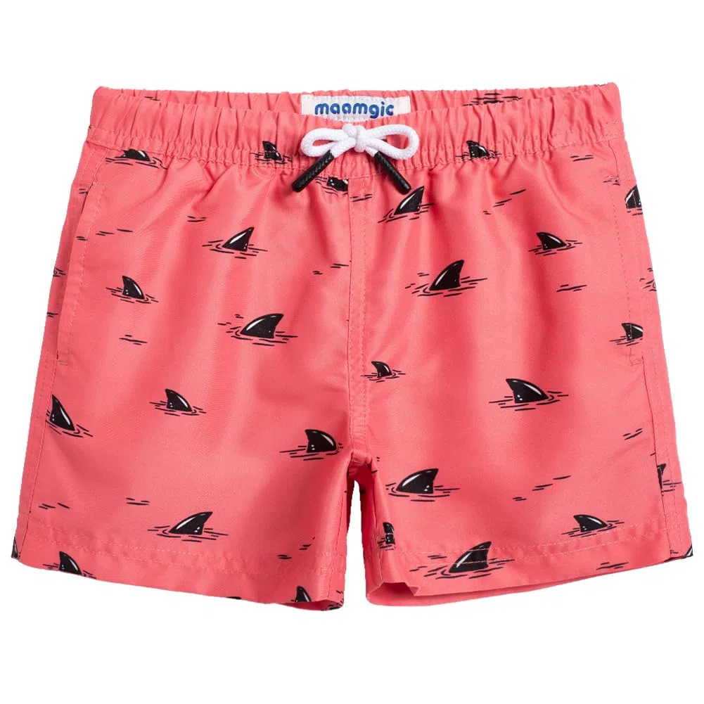 maamgic Costume da Bagno Pantaloncini da Bagno Estivi per Ragazzini Bambini Foderate in Rete Asciugatura Rapida Multi Colori