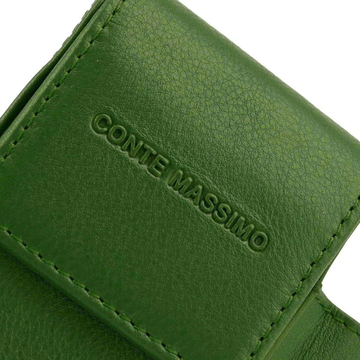 Conte Massimo Portasigarette in Vera Pelle, Con Porta Accendino, Per Uomo e Donna, Porta Pacchetto e Accendino