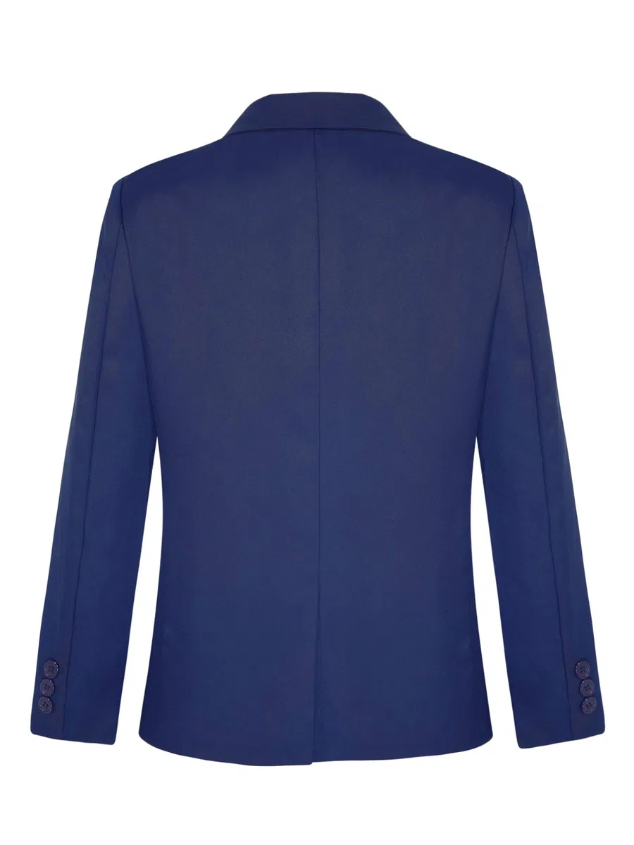 Blazer da Gentiluomo Bambini Ragazzi Giacca Elegante a Manica Lunga Completo Suit Cappotto Formale con Risvolto Capispalla da Banchetti Festa di Compleanno
