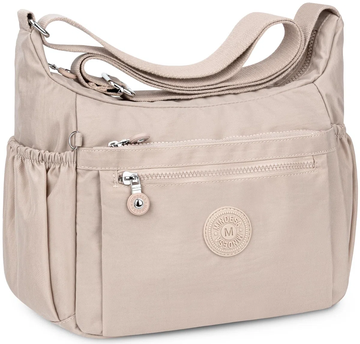 Borsa a Tracolla da Donna, Borsa Tracolla Grande Multitasche in Nylon Impermeabile Borsa a Spalla Donna con Tracolla Regolabile Leggera Crossbody Bag Donna per Shopping Lavoro Viaggio Festa