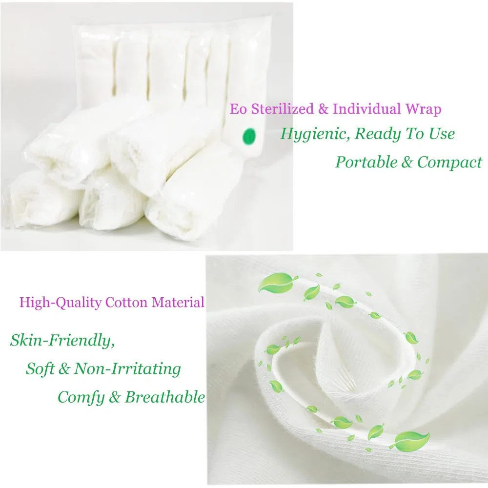 STARLY Mutandine da Viaggio monouso da Donna in Puro Cotone 100% Slip da Nonna Bianco (10Pk)