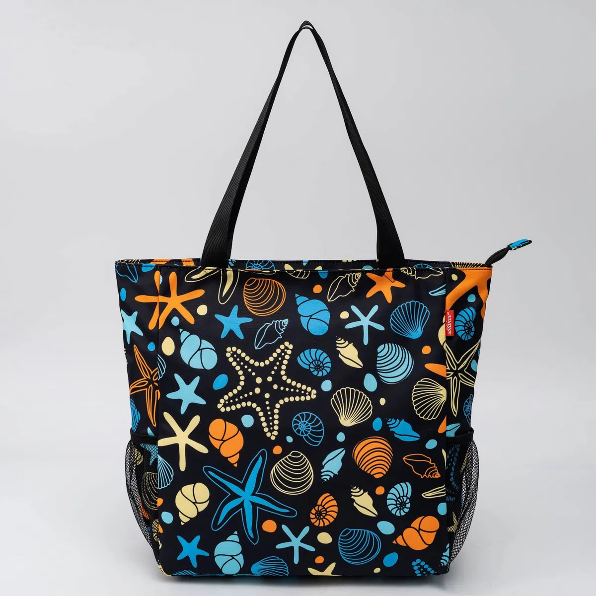 Solance - Grande borsa per la spesa, tote, spalla, palestra, spiaggia o borsa da viaggio con tasche