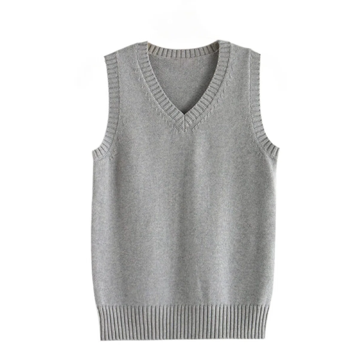 Dawwoti Donne Maglione Lavorato A Maglia Gilet Senza Maniche Pullover Carro Armato Del Cotone Top Maglia