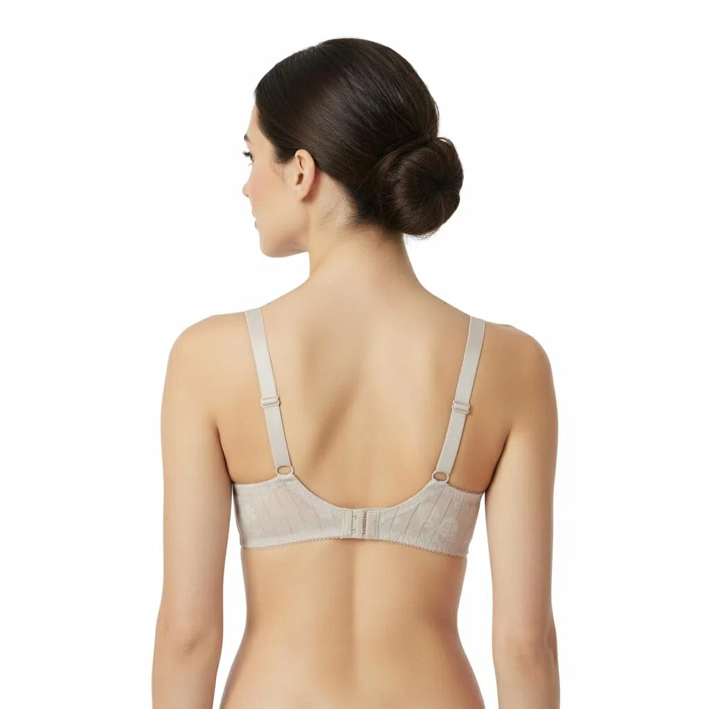 Selene, Reggiseno Contenitivo Donna in Pizzo, con Ferretto e Senza Imbottitura, Collezione Mariluz