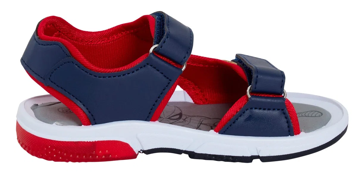Marvel Spiderman, sandali sportivi leggeri da ragazzo, con punta aperta, facili da montare,