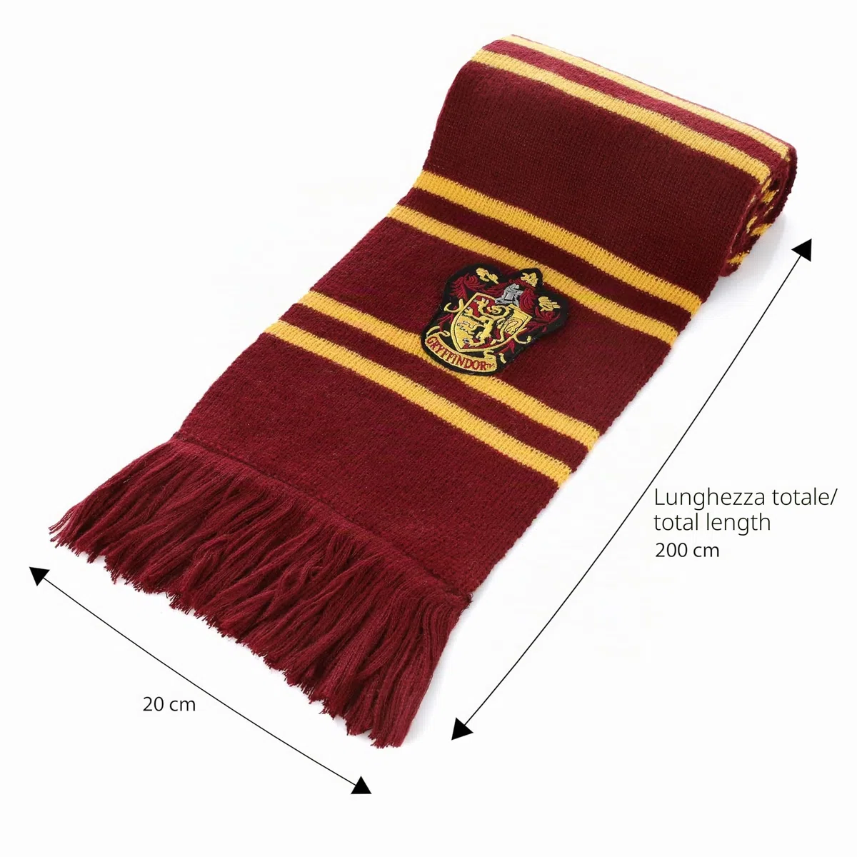 Harry Potter Sciarpa ufficiale Grifondoro, berretto e guanto – Set di accessori per donne e bambini – regalo di Hogwarts e accessori per costume