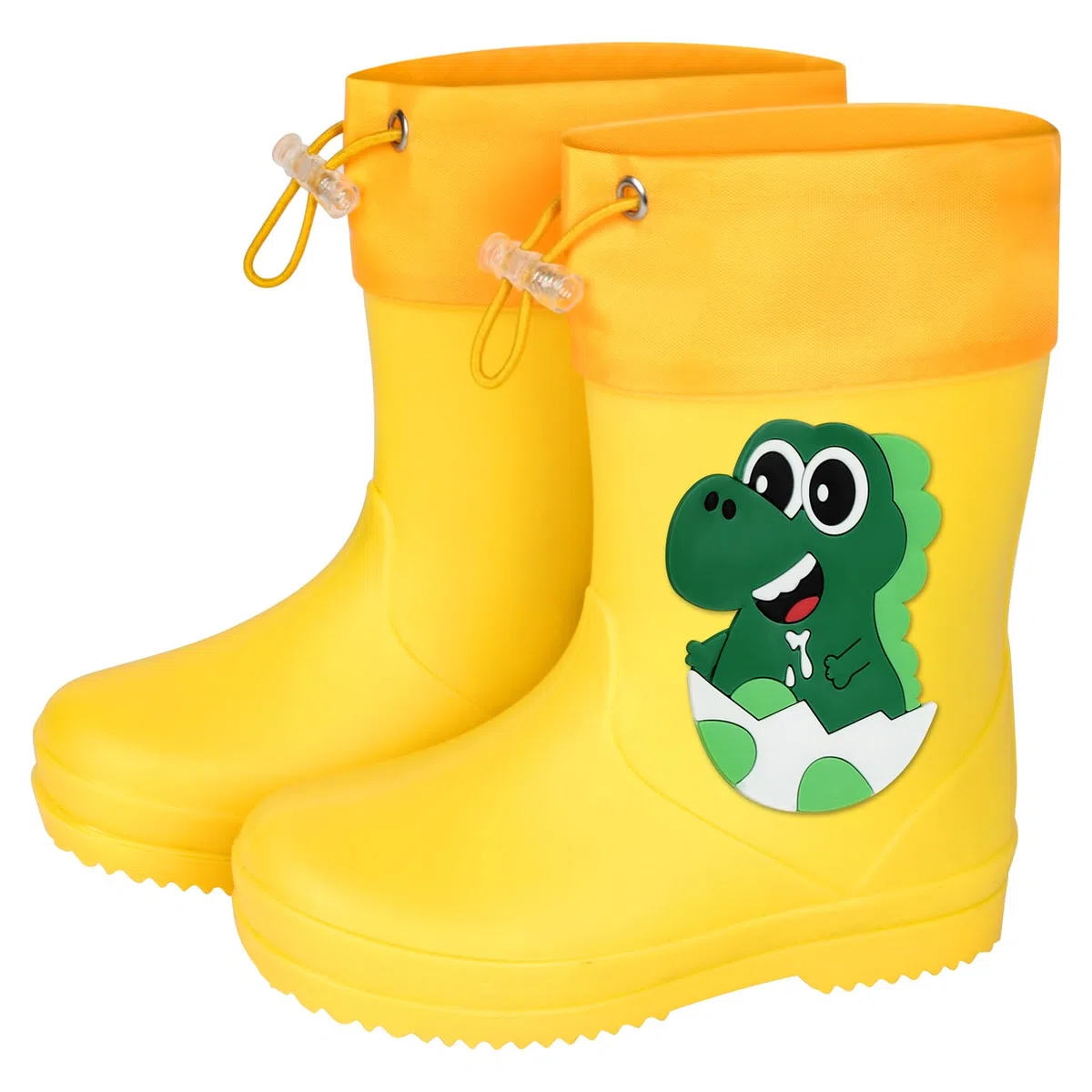 Aomig Stivaletti Pioggia Bambino, Stivali Di Gomma Con Coulisse per Bambini Unisex, Scarpe da Pioggia Antiscivolo Impermeabili Ragazzo e Ragazza