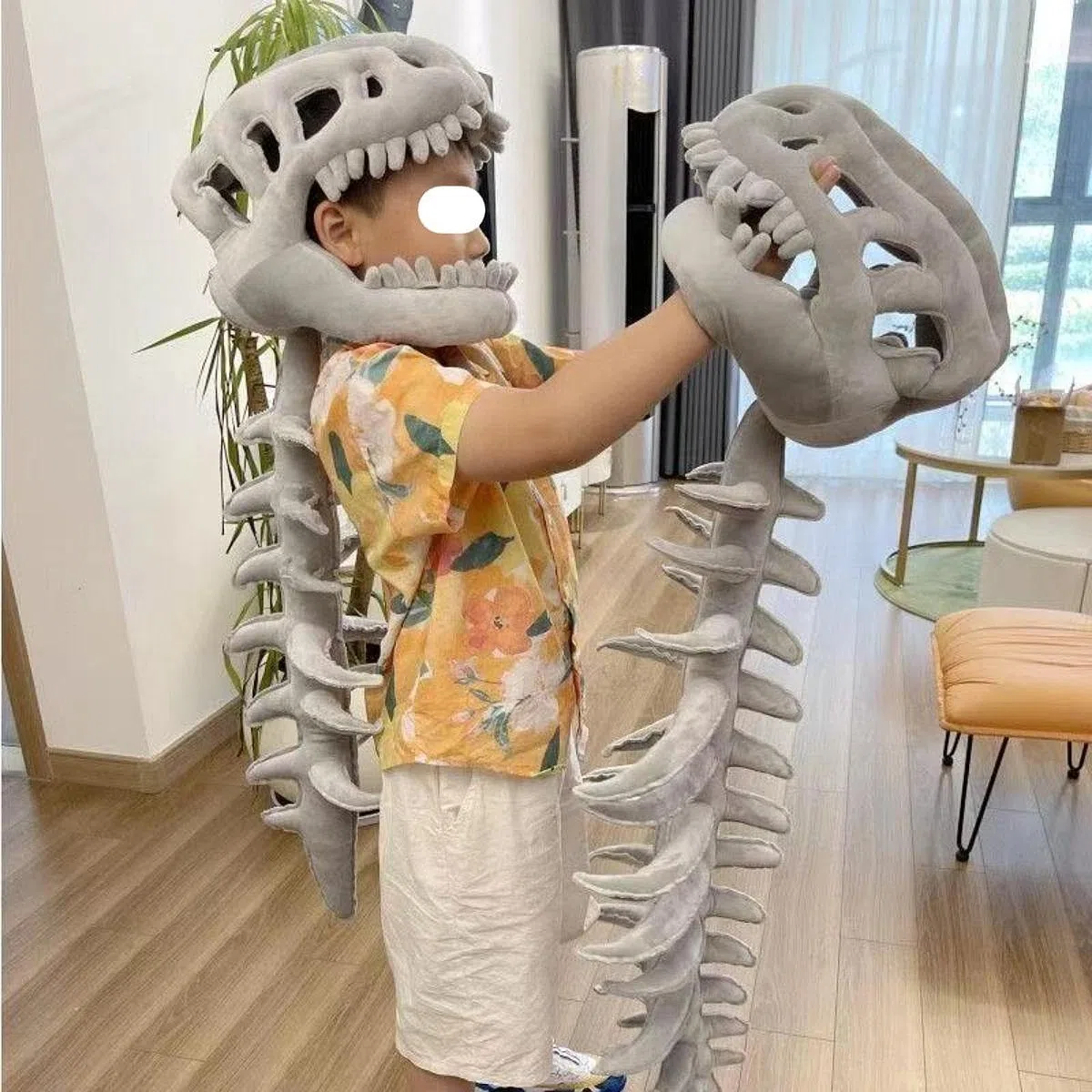 Baoblaze Costume Da Scheletro 3D di Dinosauro per Halloween, Accessori per Cosplay, Realistico, Gioco di Ruolo, a Tema per Travestimenti Natalizi