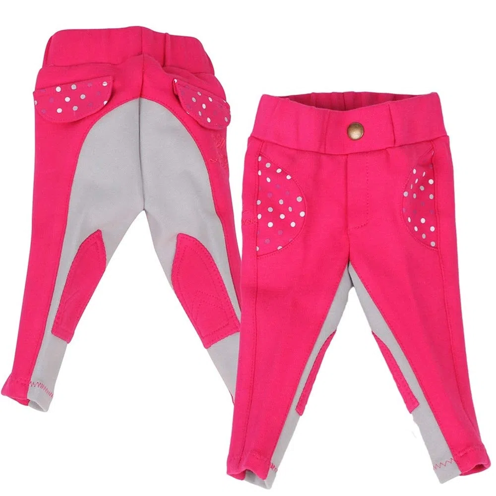 QHP Pantaloni da equitazione per bambini Mickey Jodhpur – Pantaloni da equitazione