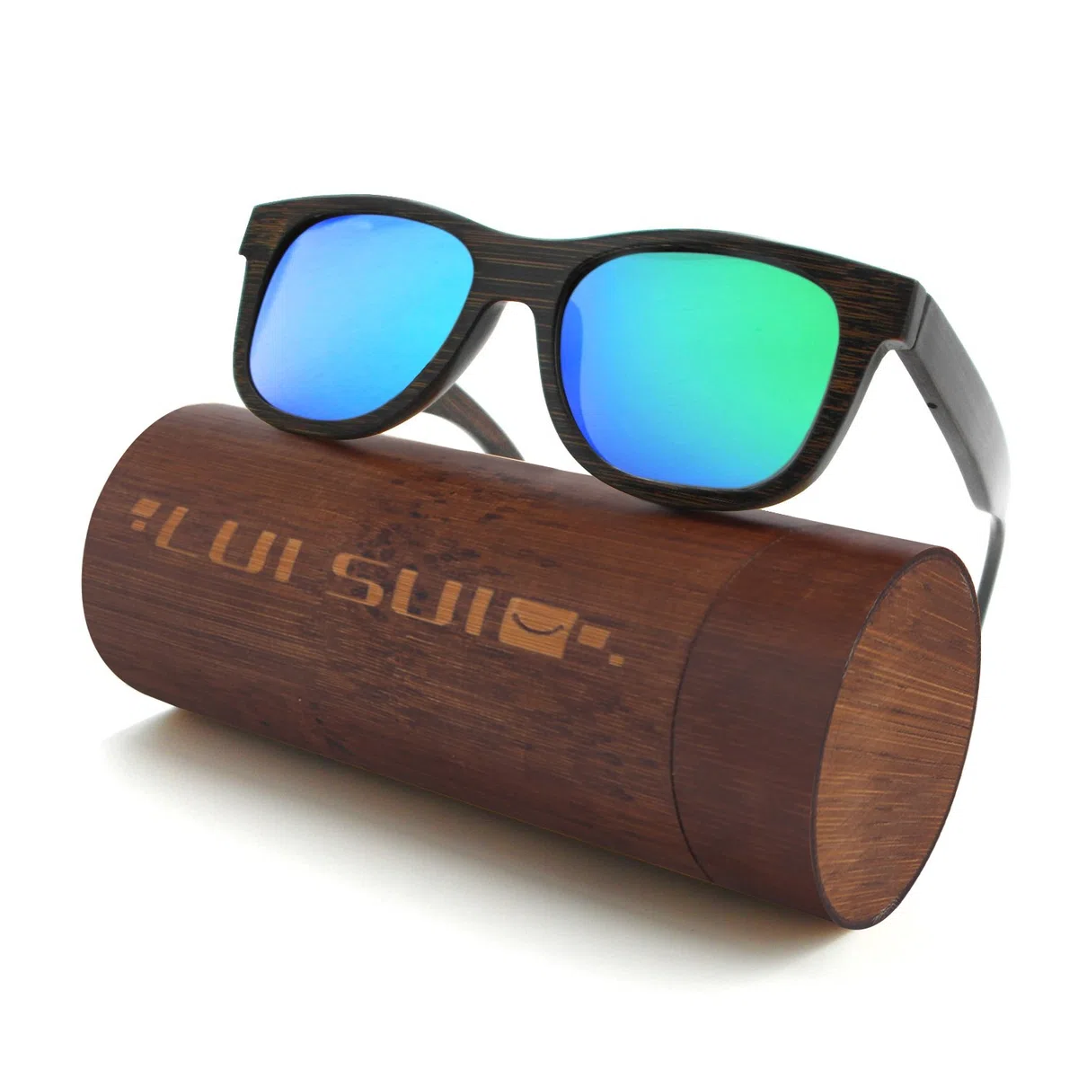 Occhiali da sole da donna in legno retro polarizzati occhiali da sole protezione UV occhiali leggeri in legno stile float occhiali per viaggiare in bicicletta da pesca