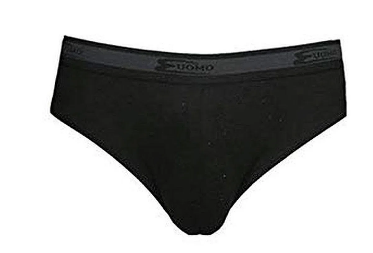 Cotonella Slip Uomo in Cotone BIELASTICO con Elastico PARLATO -Confezione da 6 Slip - Disponibile nei Colori Bianco, Nero o Assortito