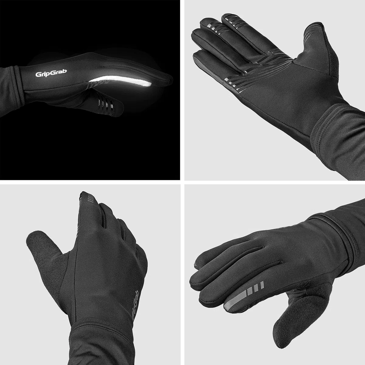GripGrab Insulator 2 Guanti Invernali per Primavera, Autunno, Mezze Stagioni, Sottili E Lunghi, Ciclismo Unisex Adulto