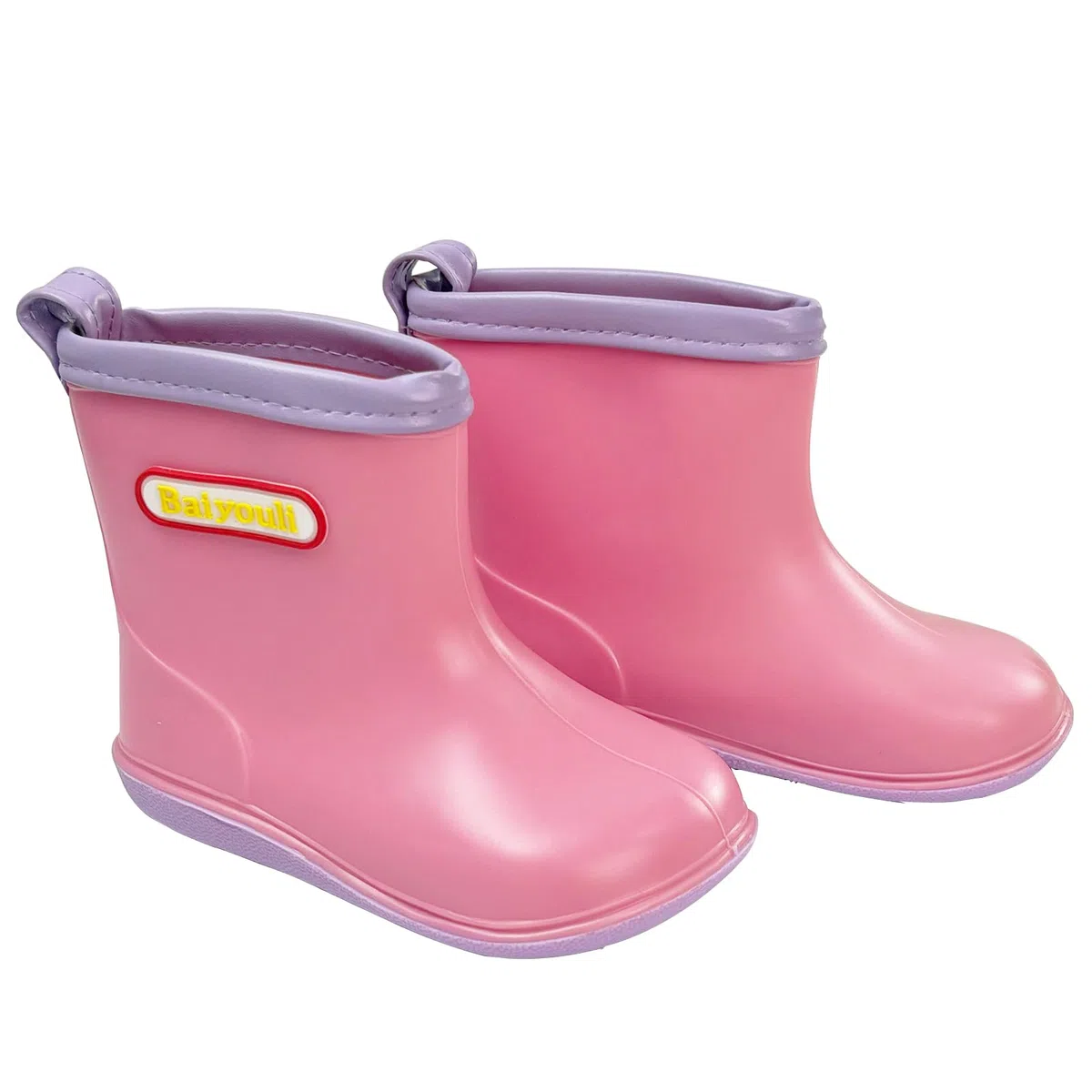 Stivali Pioggia Bambini Impermeabili Antiscivolo Stivaletti Gomma PVC Leggeri Galosce Bambino Bambina Unisex 1-6 Anni