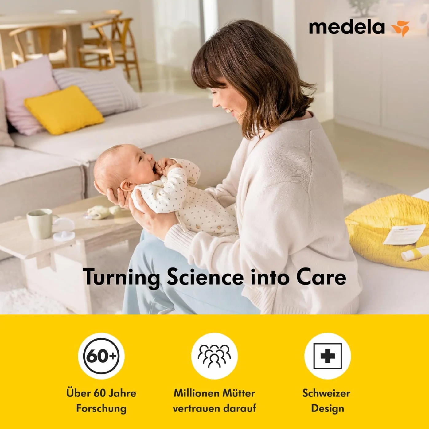 Medela Reggiseno Keep Cool Ultra per Gravidanza e Allattamento, Senza Cuciture con 6 Zone Traspiranti, Tessuto Soft Touch e Supporto Extra