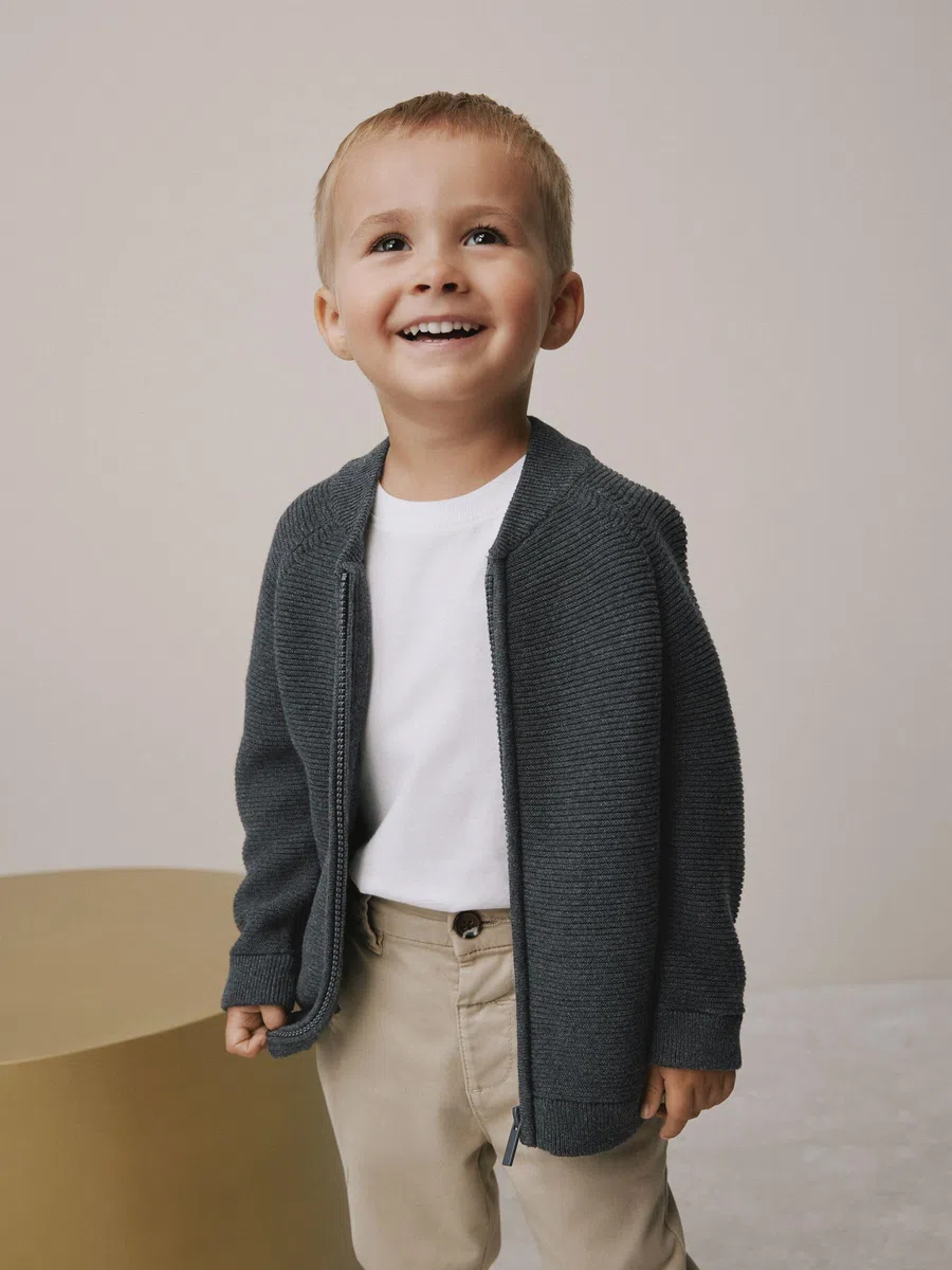 NEXT Ragazzo Cardigan con Zip