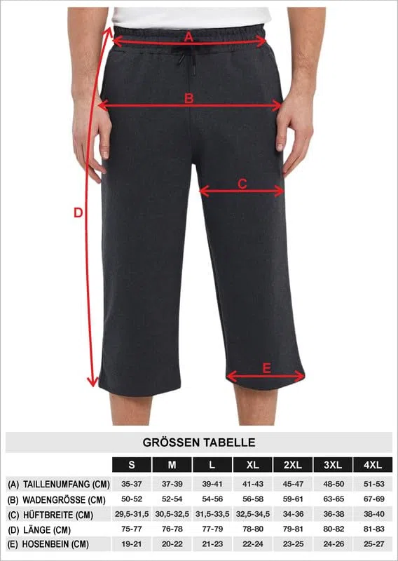 COMEOR Pantaloncini Capri da uomo in cotone a 3/4 con tasche – Estate Casual Lounge Short Loose Fit, allenamento, jogging, atletica, palestra, corsa abbigliamento sportivo