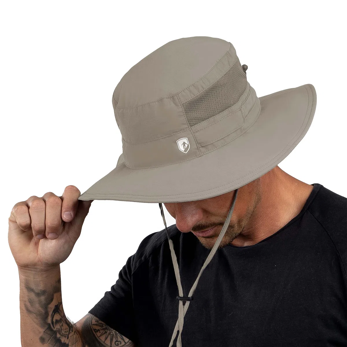 ALPIN LOACKER Cappello da Sole per Esterni con Protezione UV, di Alta qualità, per Trekking, Montagna e attività all'Aperto, in Materiali Riciclati, per Uomo e Donna