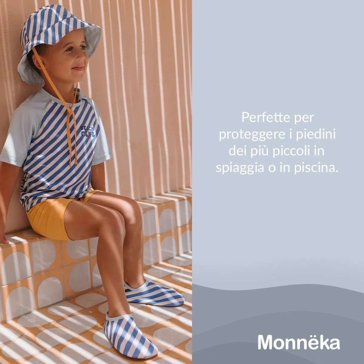 Scarpe acquatiche per bambini | Scarpe da spiaggia leggere con suola antiscivolo in EVA, facili da indossare, ideali per attività acquatiche