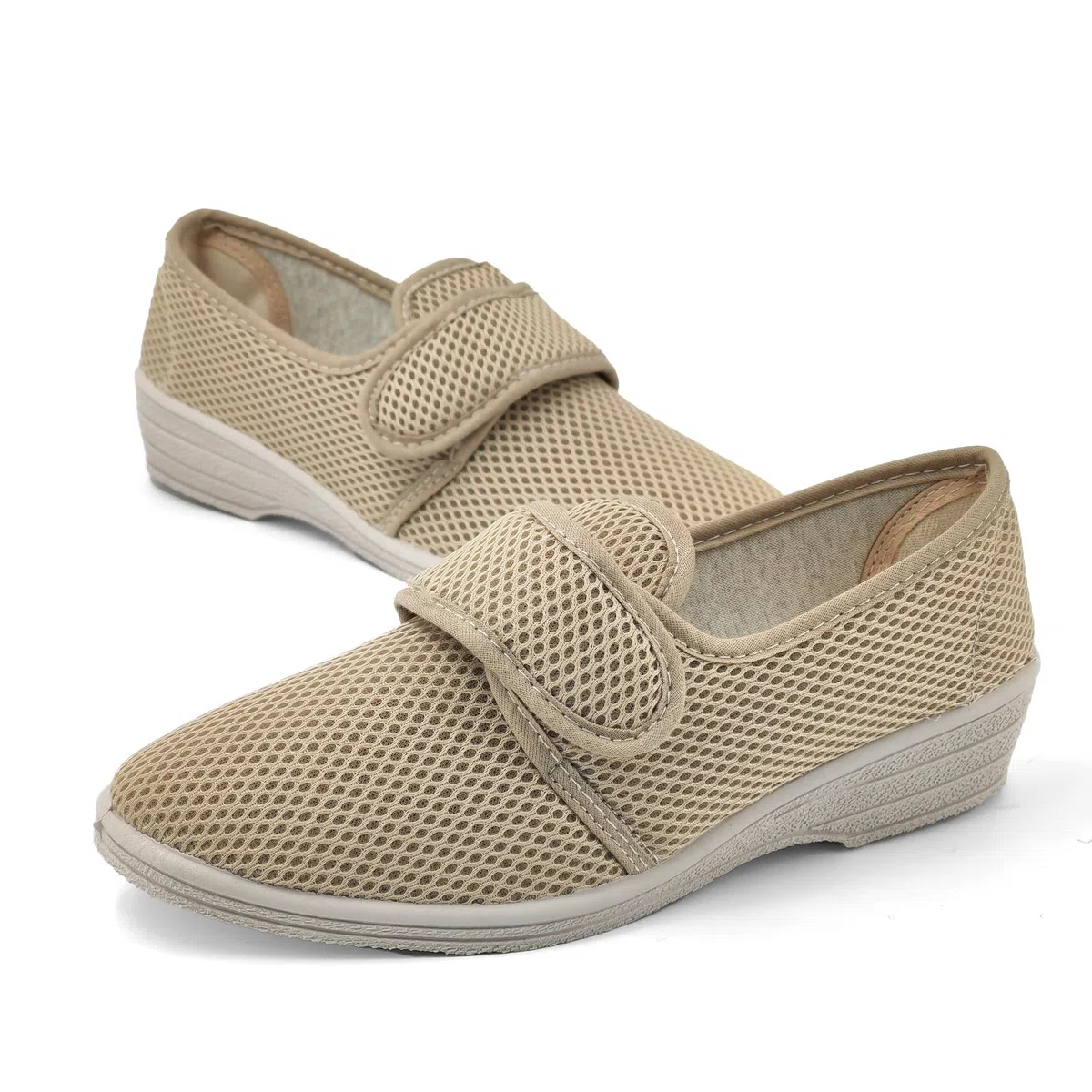 JOMIX Pantofole Donna Estive Ciabatte da Anziani con Strappo Scarpe Lavabile in Lavatrice