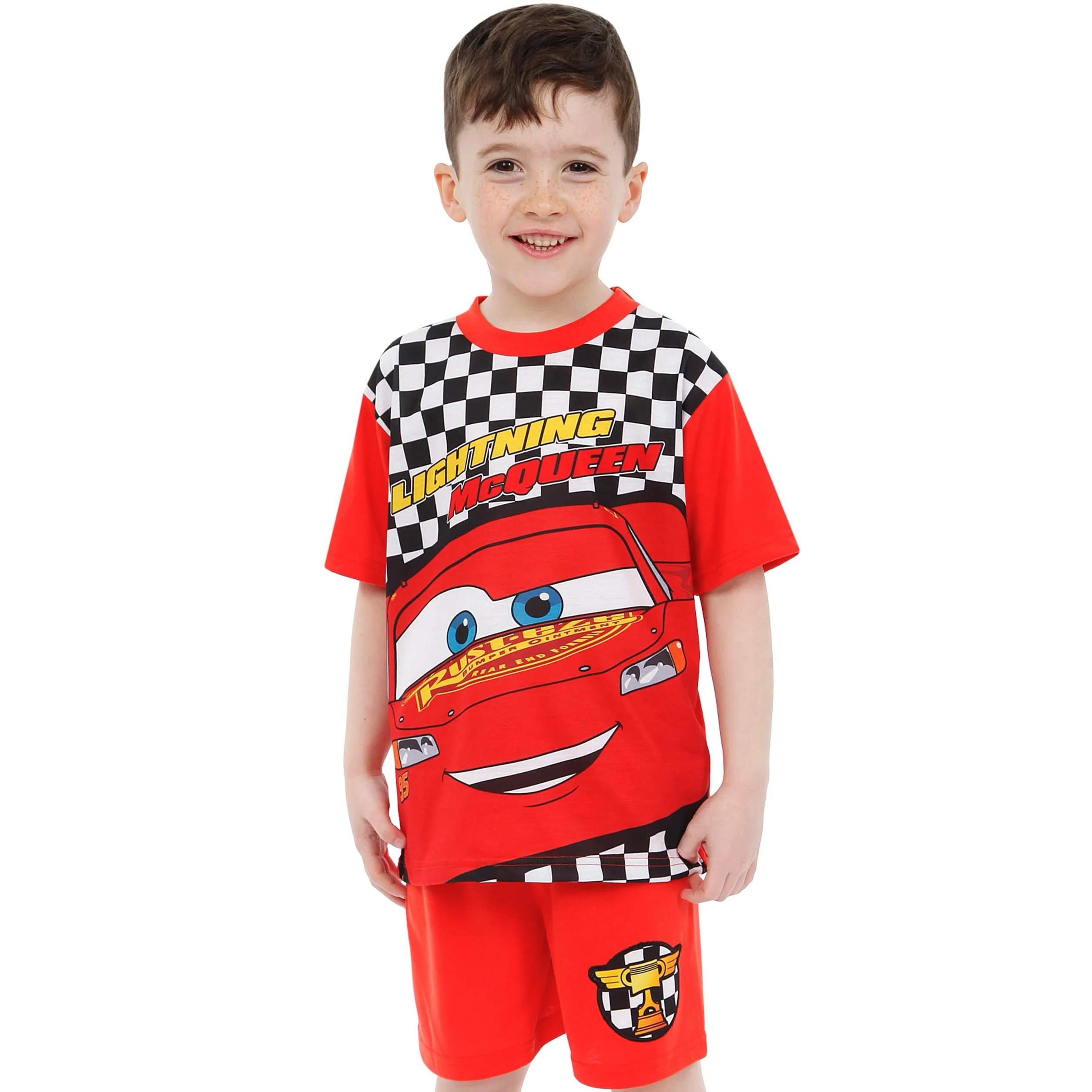 Disney Cars Pigiama Bambino | Saetta McQueen Pigiamone Ragazzo Estivo | Cars Pigiama
